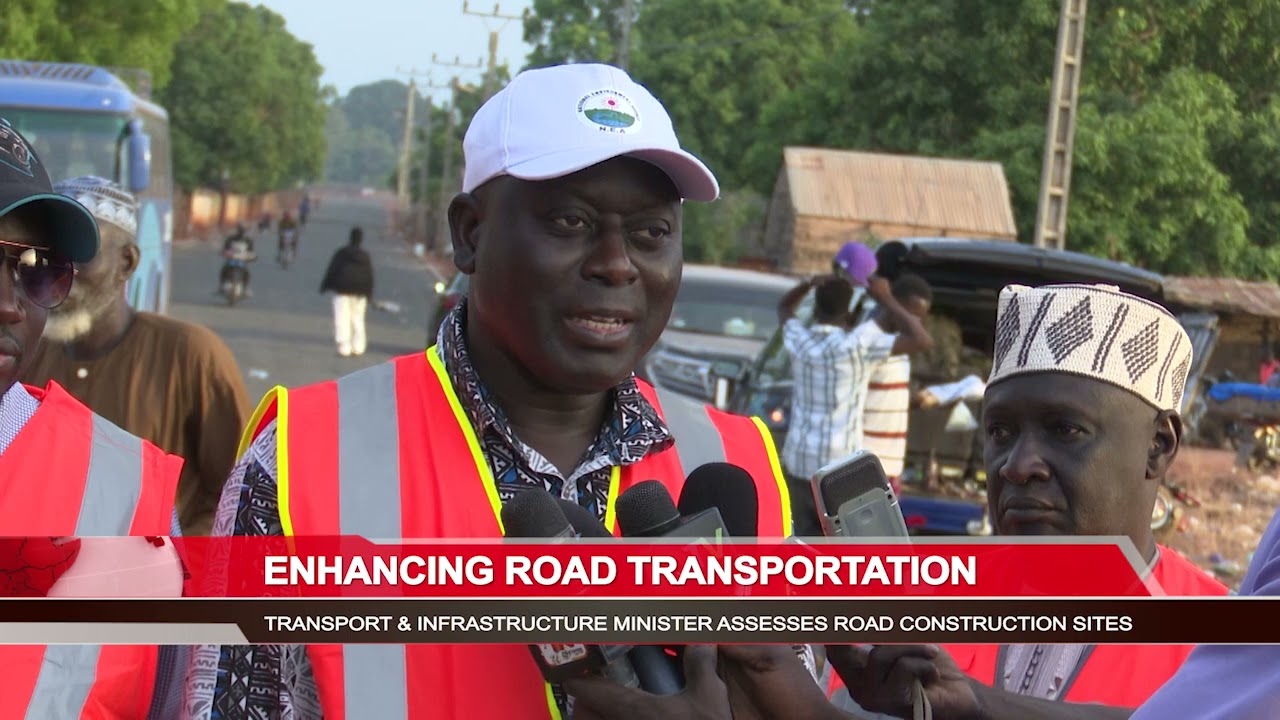 Transport Minister inspects ongoing road projects across the country to assess progress