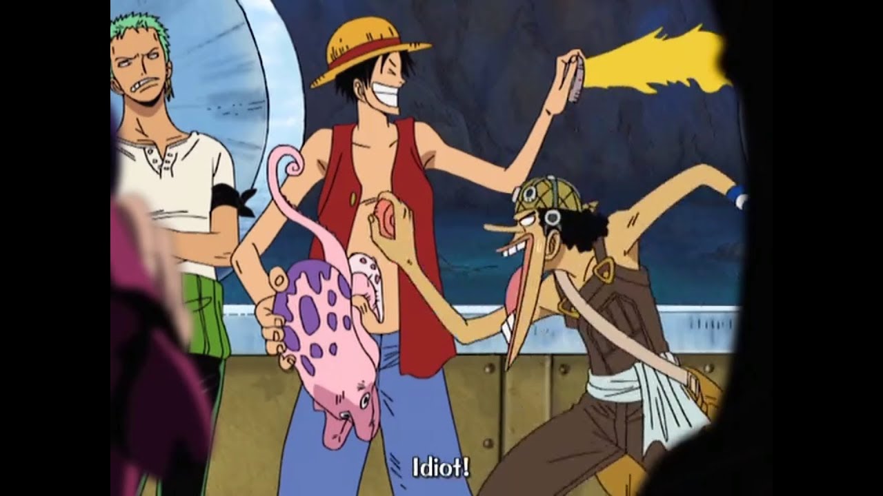Luffy pulled out an Octopus in his pants!!!