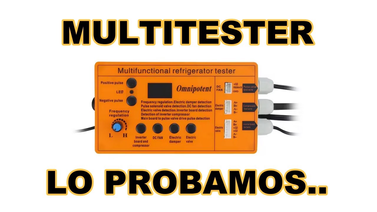 Multitester para refrigeración, lo probamos?