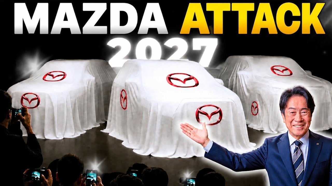 CONFIRMED! Mazda UNVEILS its 2027 CARS and the Competition is in SHOCK