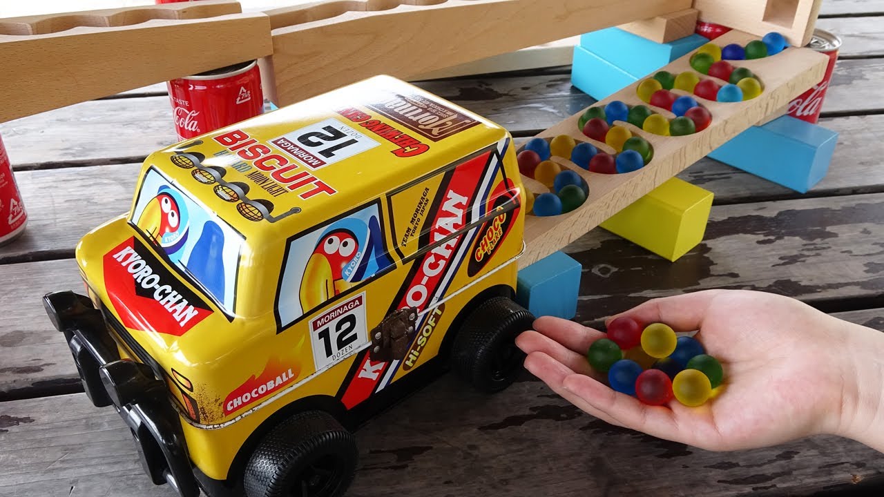 Marble Run Race  ☆ HABA  Slope & Chocolate Ball Truck, Jacobsen Truck # 39