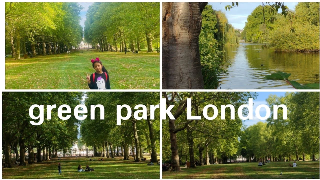 Green Park in london.very beautiful park.tourist spots in London.famous park in the London.