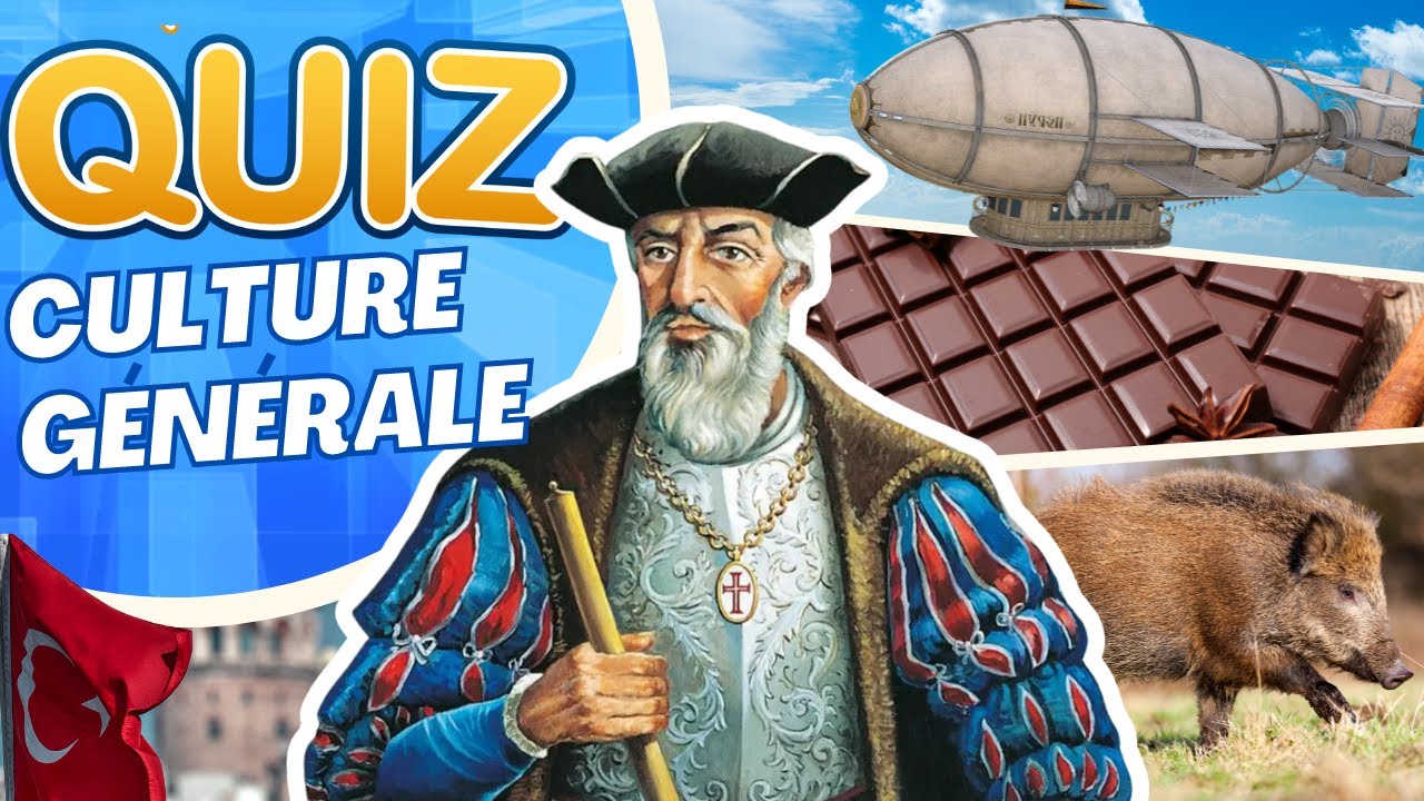 QUIZ Culture Générale - 20 questions (Difficile)