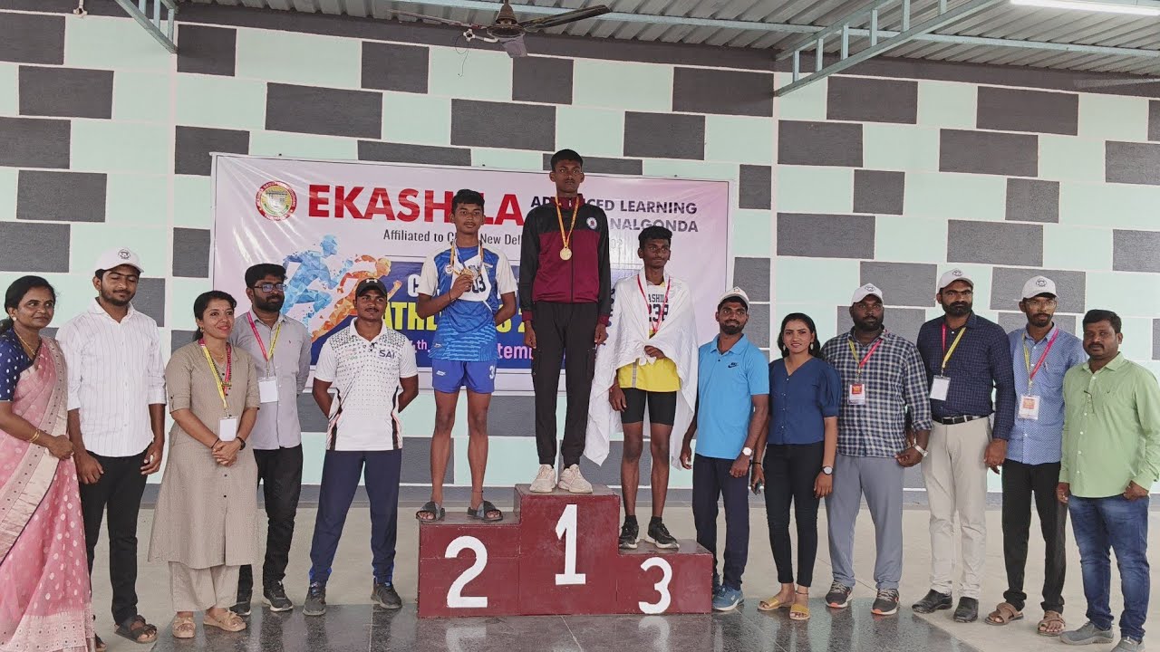 CBSE Clusters VII Athletics at Ekashila Advanced Learning School, Nalgonda..