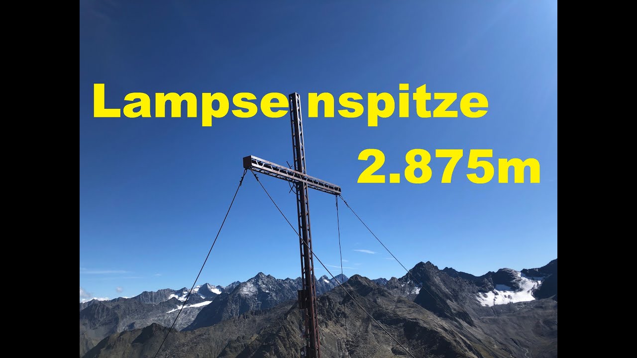 Bergtour Lampsenspitze von Praxmar aus (2.875m), MEGA Panorama!