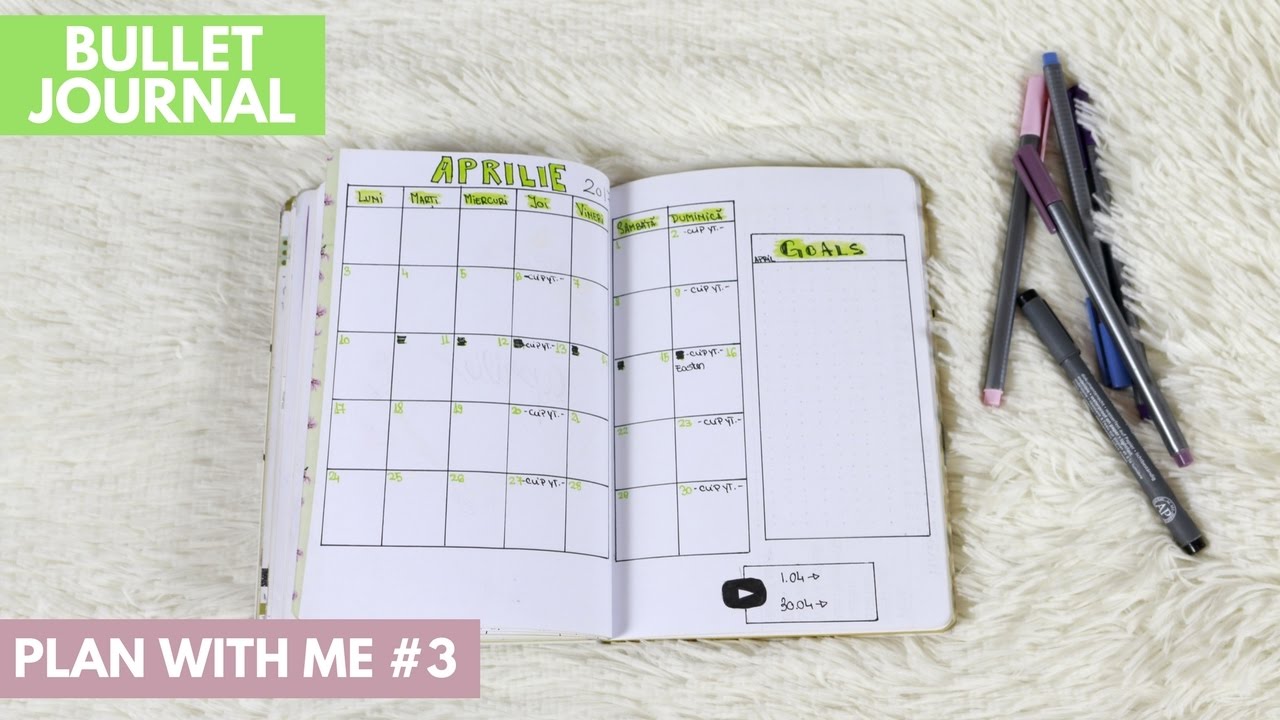Agenda mea #3 - Bullet Journal | Anitanna