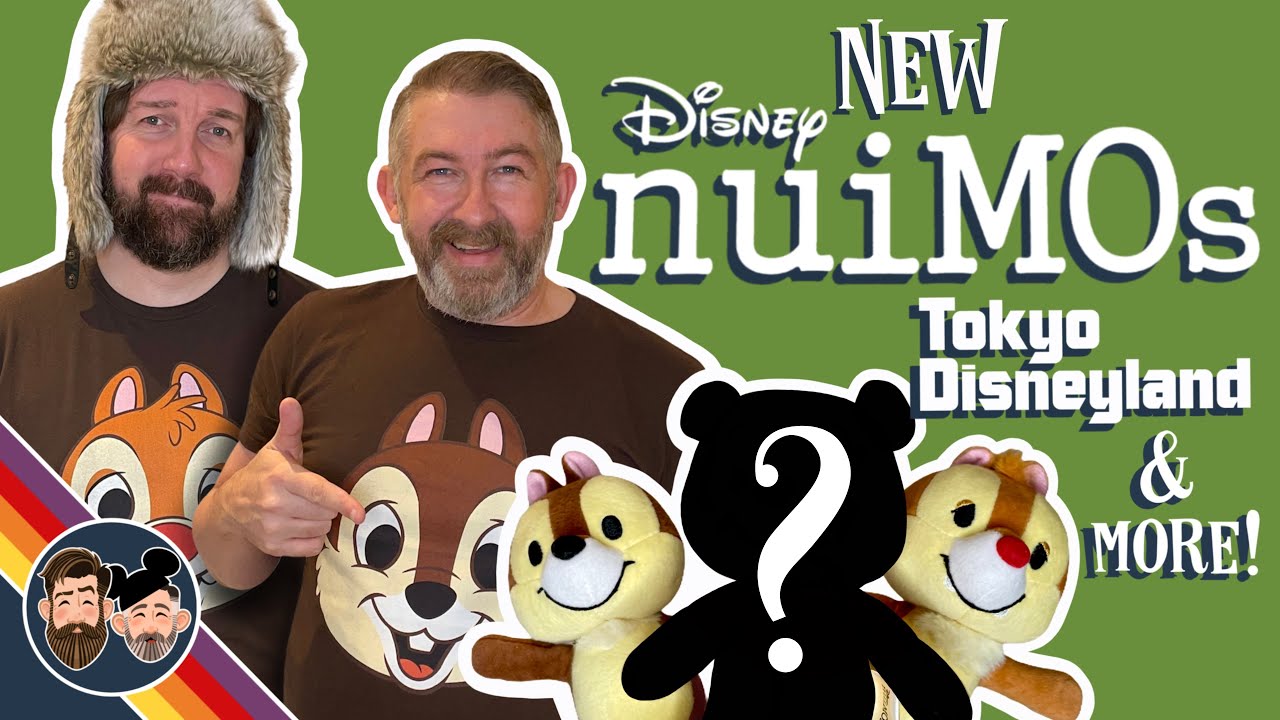 NEW Disney nuiMOs Chip & Dale & Winnie the Pooh - Tokyo Disneyland Shop Disney Store haul - April