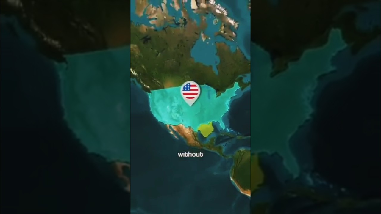 country took land from u.s mainland 😲
