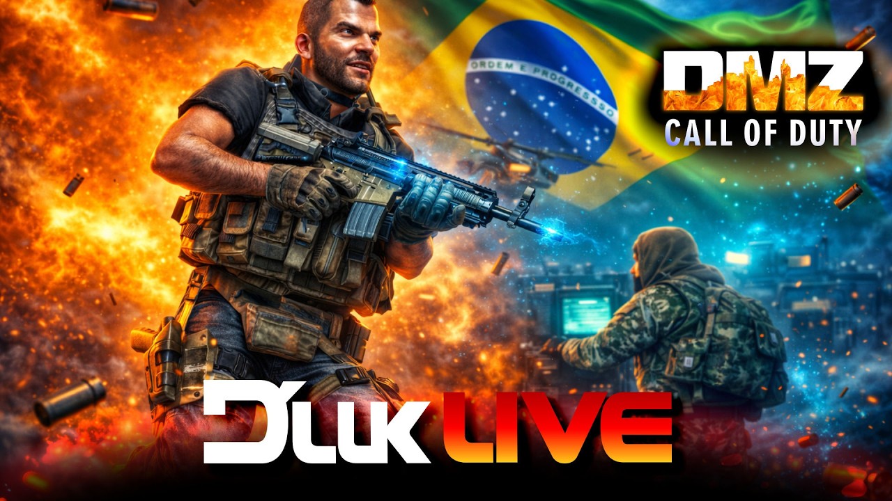🟢 LIVE ON 🎮 DMZ o início. Contratos, Melhorias e Missões 💀 Call Of Duty 🇧🇷 DLuk Live (PS5) 🦉