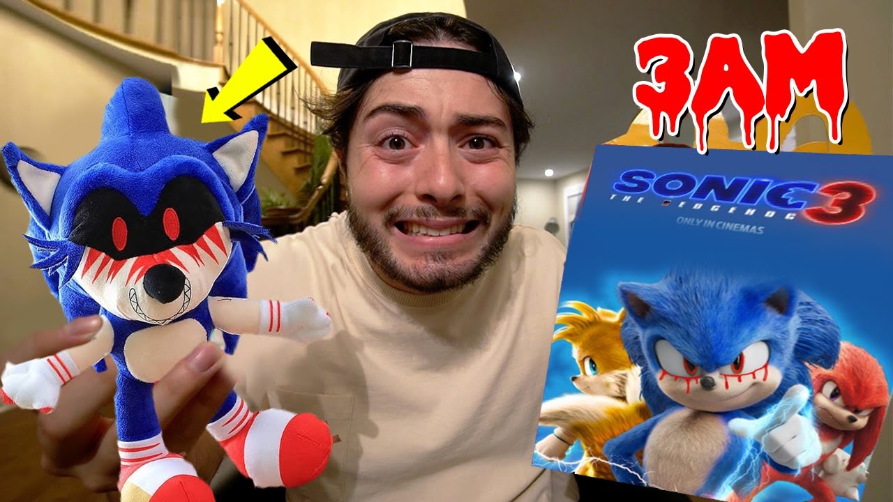 DO NOT ORDER SONIC 3 HAPPY MEAL AT 3 AM!! (SONIC 3 MOVIE)