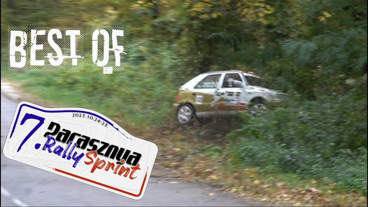7. PARASZNYA RALLYSPRINT - MRC | 2025. 10. 24-25. | HUN - CRASHES, MISTAKES , ON THE LIMIT