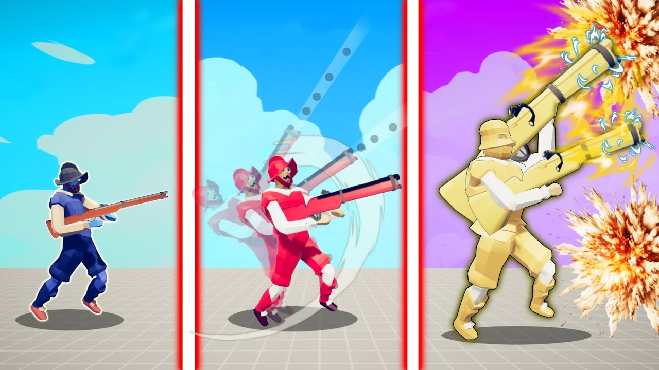 EVOLUTION OF CAPTAIN MUSKETEER | TABS - Totally Accurate Battle Simulator
