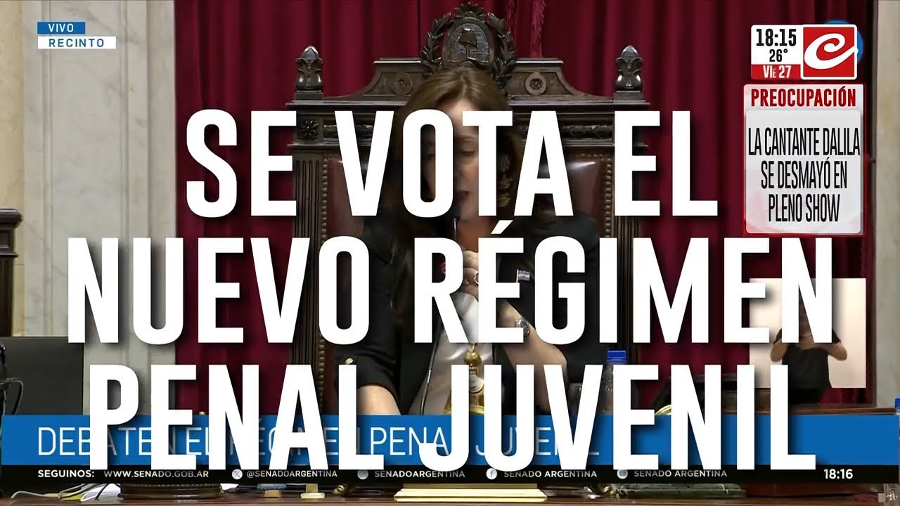 Es ley: el Senado aprobó la Reforma Penal Juvenil y bajó la imputabilidad a los 14 años