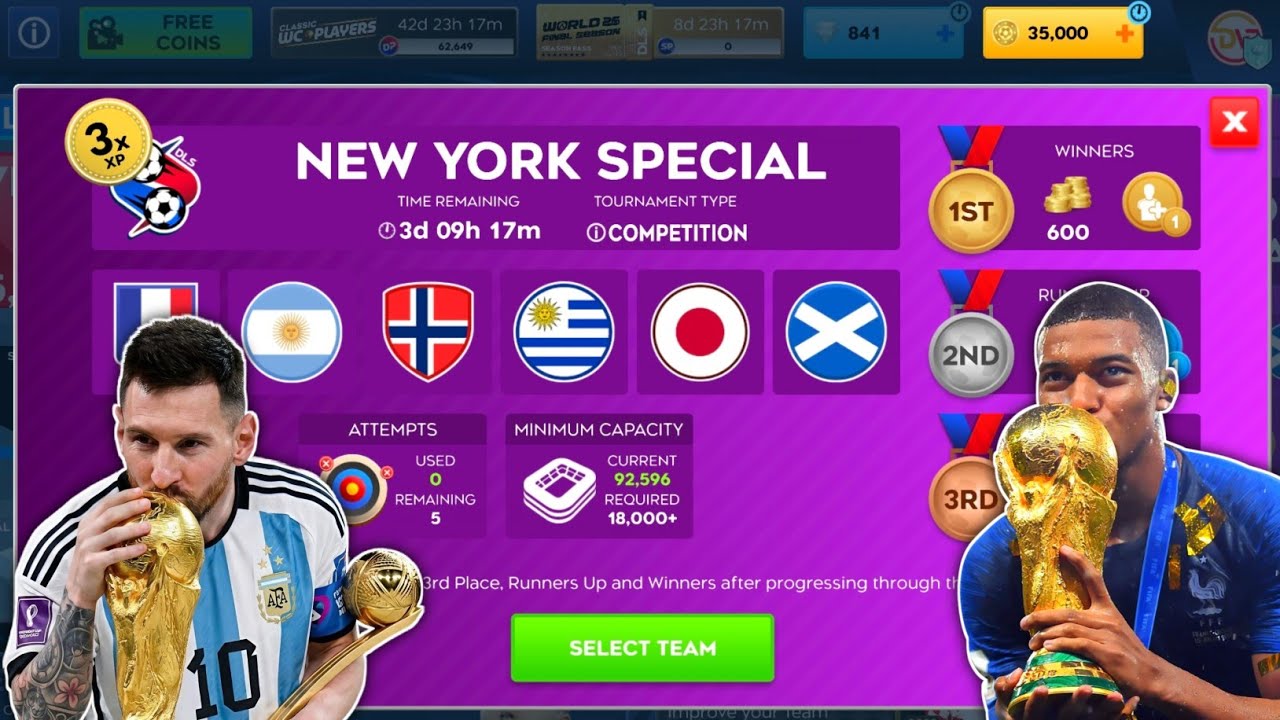 DLS 26 REAL TEAMS CHALLENGE | NEW YORK SPECIAL TOURNAMENT IN DREAM LEAGUE SOCCER 2026