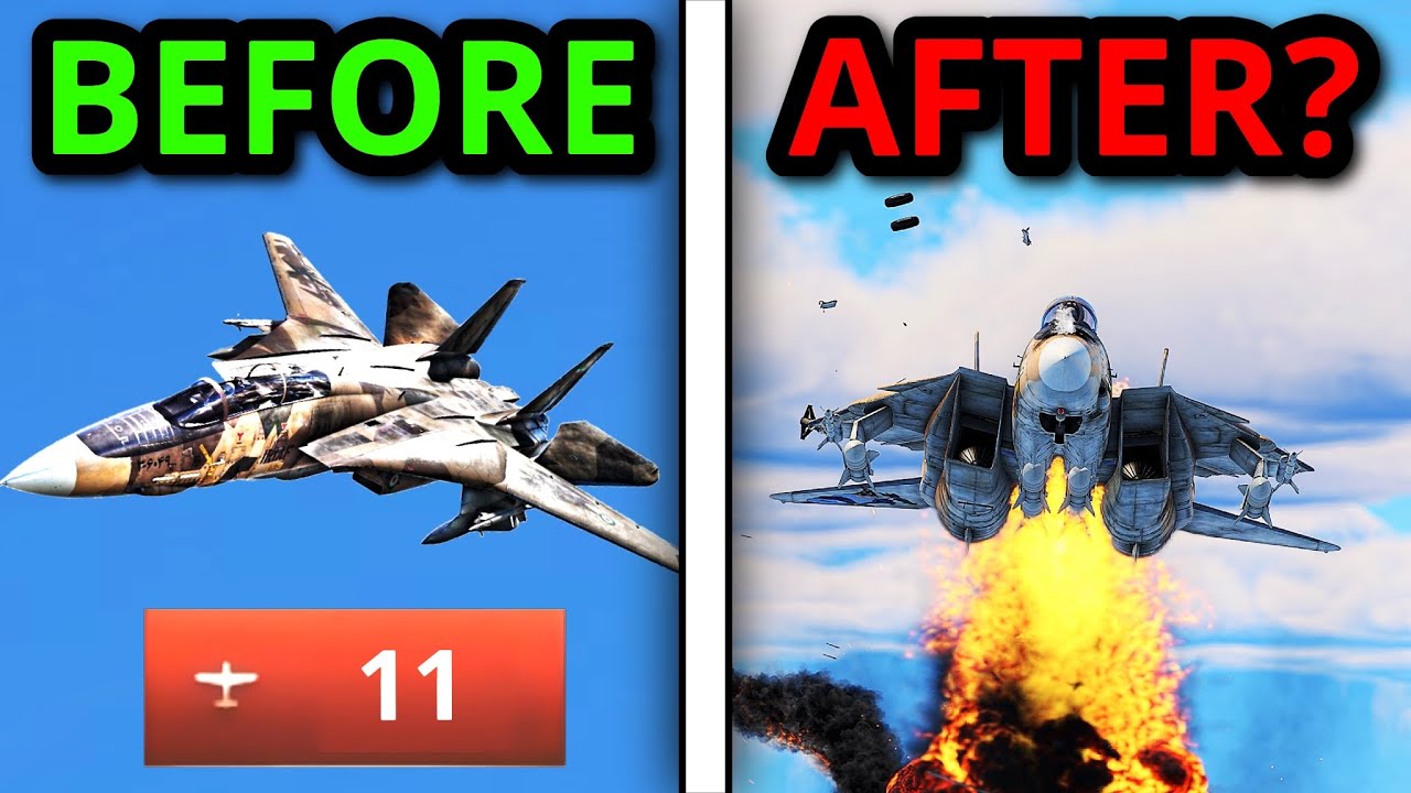 GAIJIN NERFED IT AGAIN BUT ITS STILL OP? (Nerfed f-14 Experience)