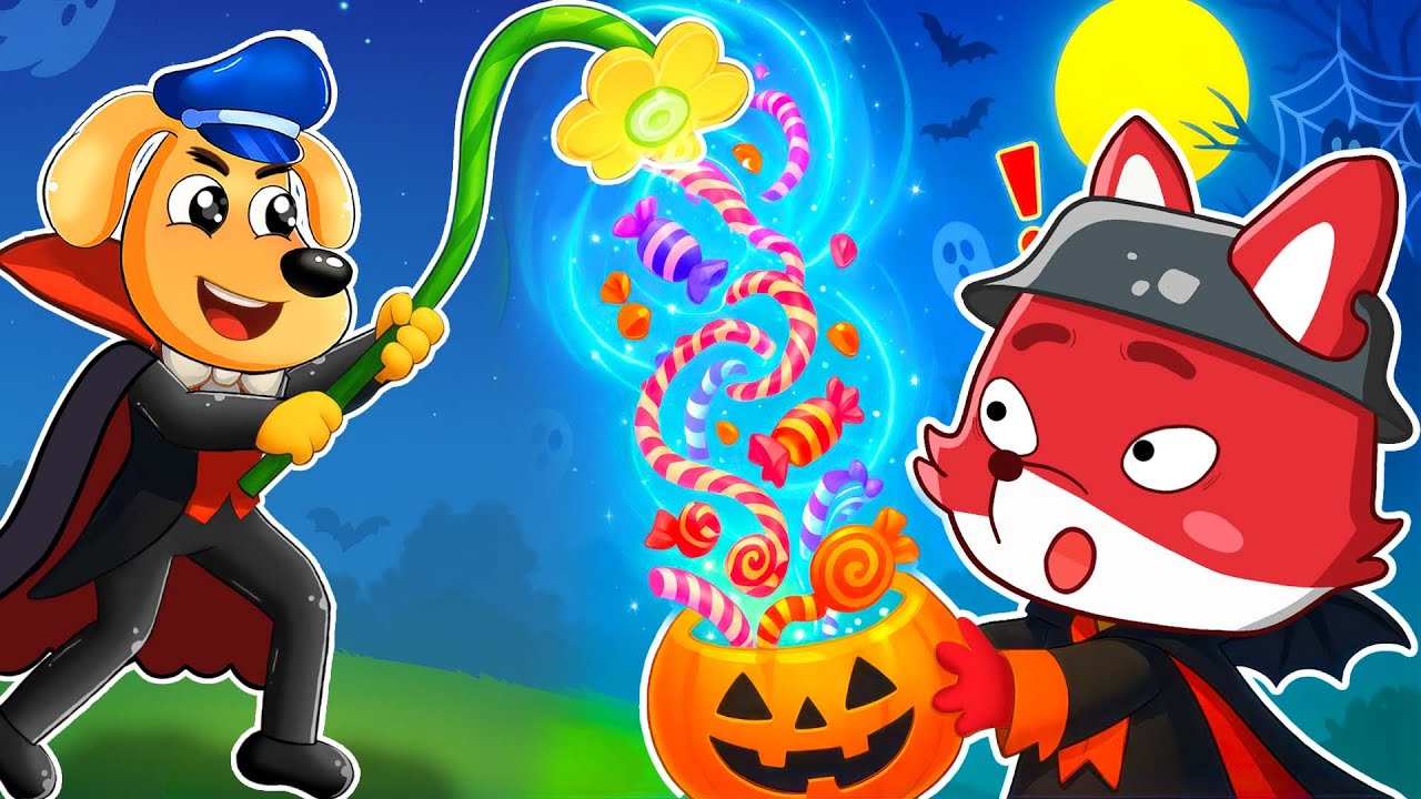 Labrador’s Fun Halloween Trick or Treat Adventure 🎃🍬 | Sheriff Labrador Stories
