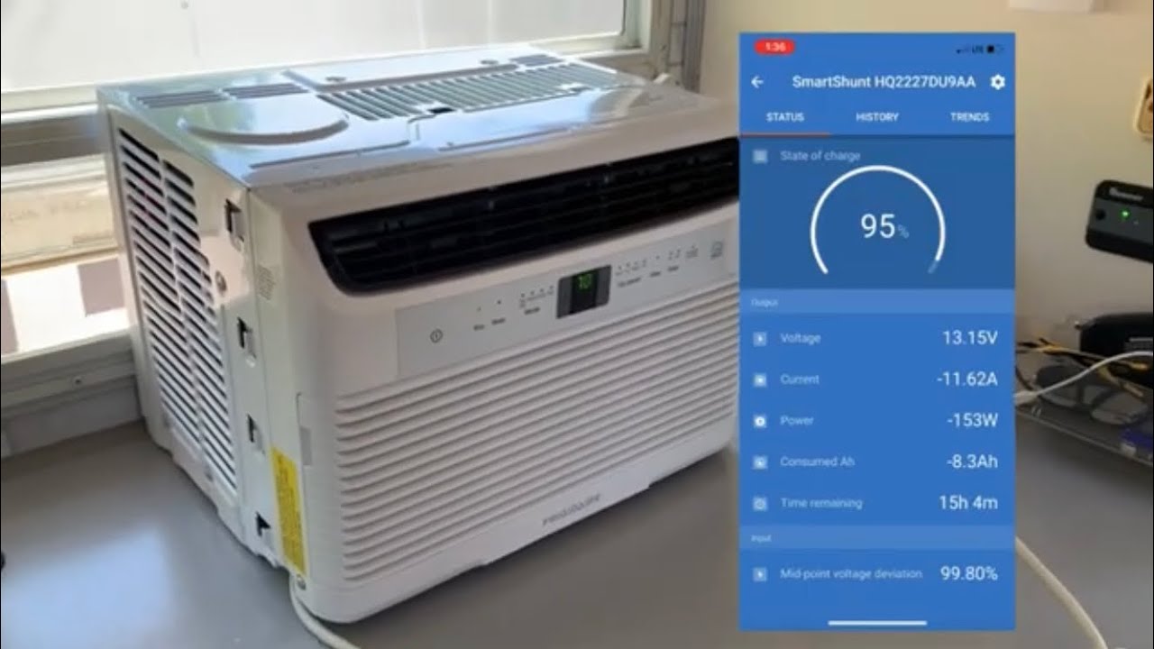 Testing the new 5000 BTU Air Conditioner in the Truck Camper.  Harvesting Water?