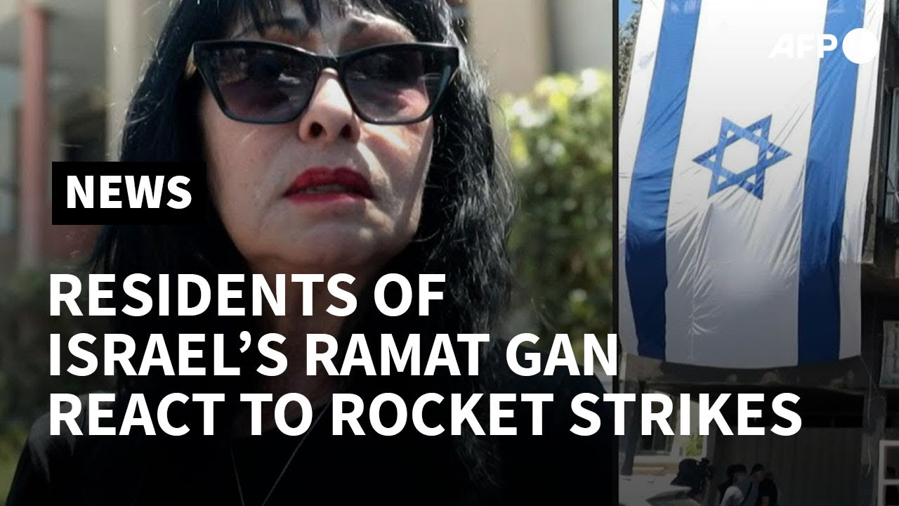 Residents of Israel&rsquo;s Ramat Gan describe 'frightening experience' of rocket strikes | AFP