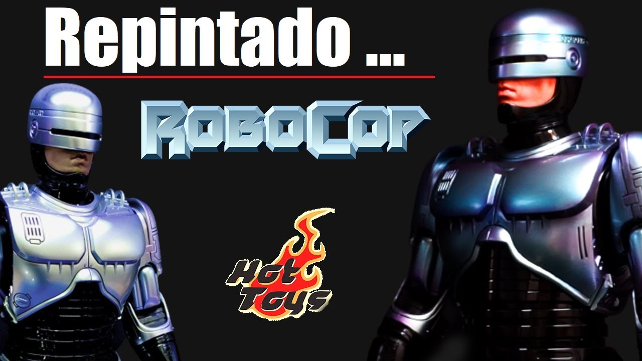 Repintado Robocop Hot Toys Diecast
