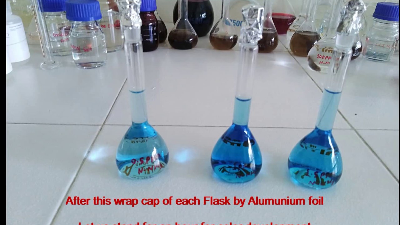 Measurement of Ammonia in water: Phenate Method - Preparation of calibration standards