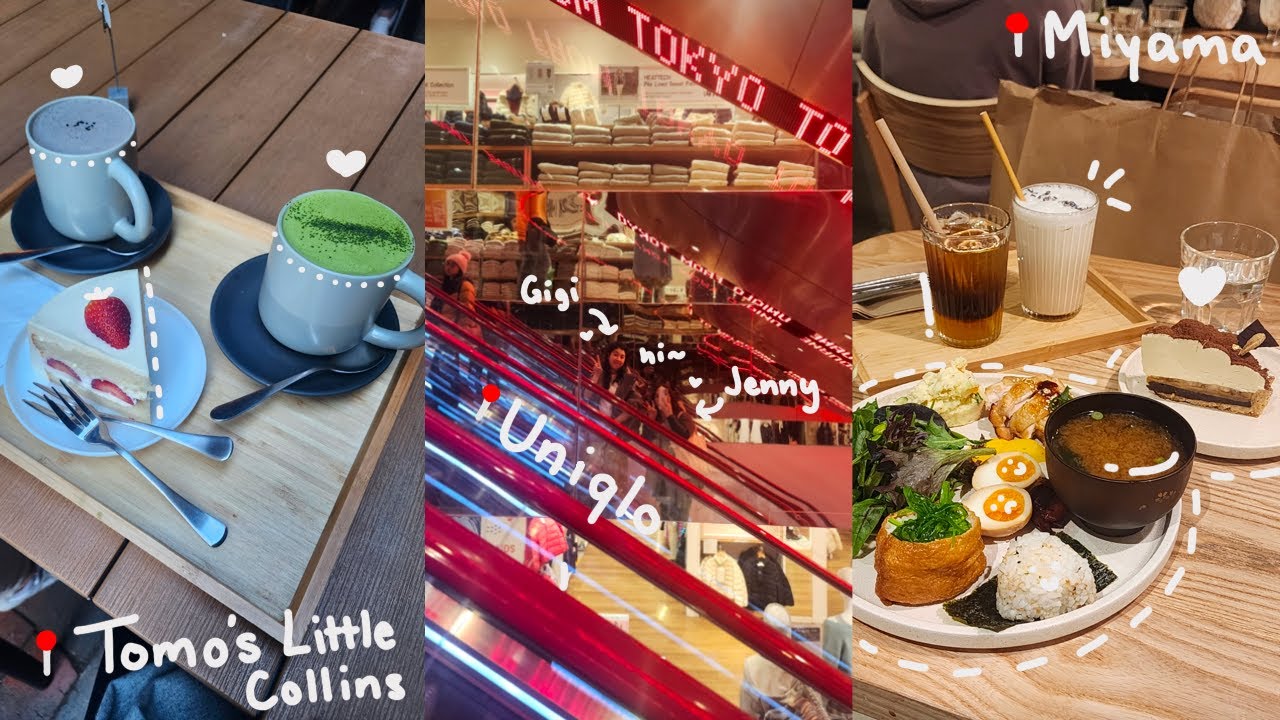 Cafe hopping, shopping, catching up
