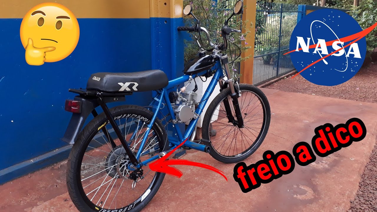 Como colocar freio a disco na bike motorizada