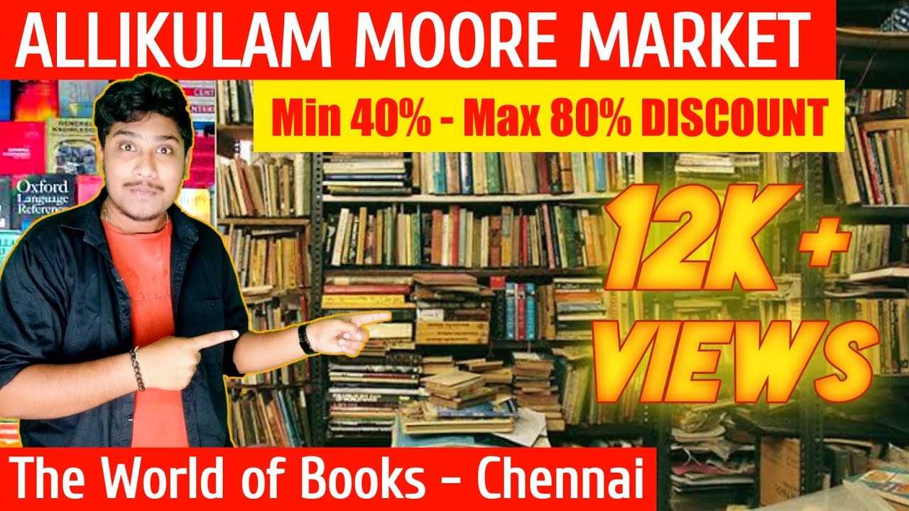 Moore Market | World of books | Cheapest books in Chennai | Old books - Traffic light