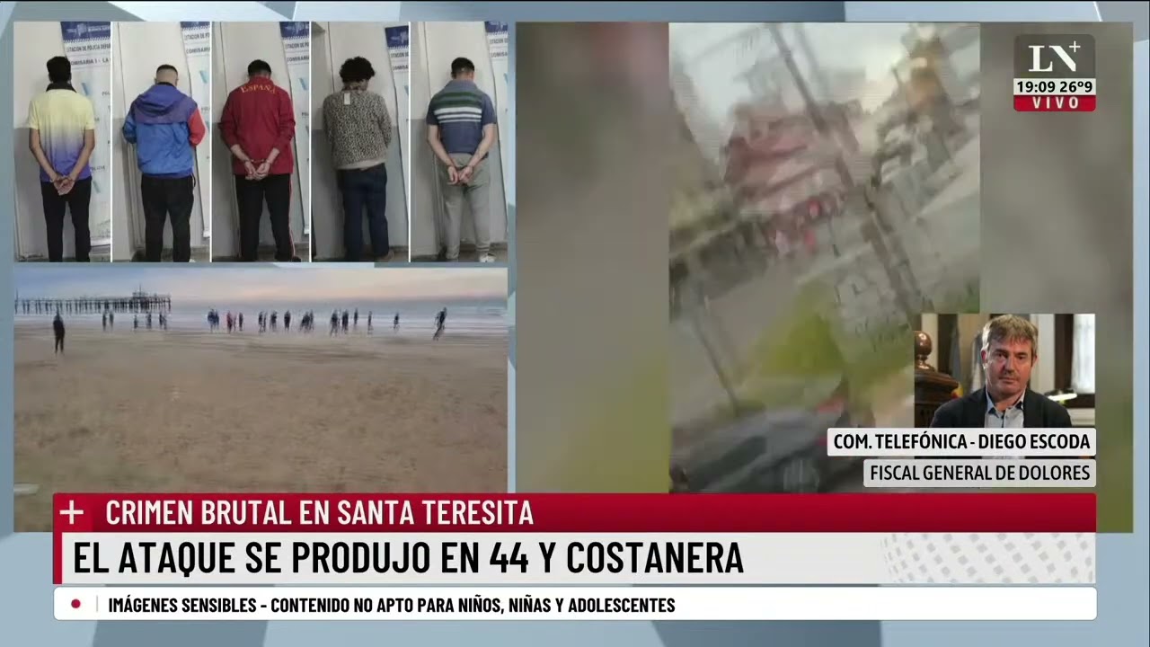 Crimen en Santa Teresita: comunicado oficial del municipio de la costa