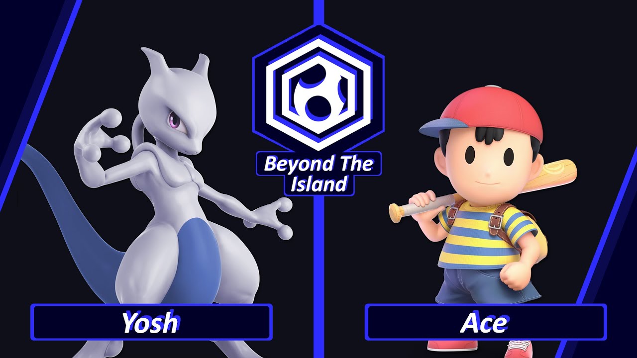 Yosh vs Ace - Round Robin D - Beyond The Island SSBU Singles | Mewtwo vs Sora, Ness
