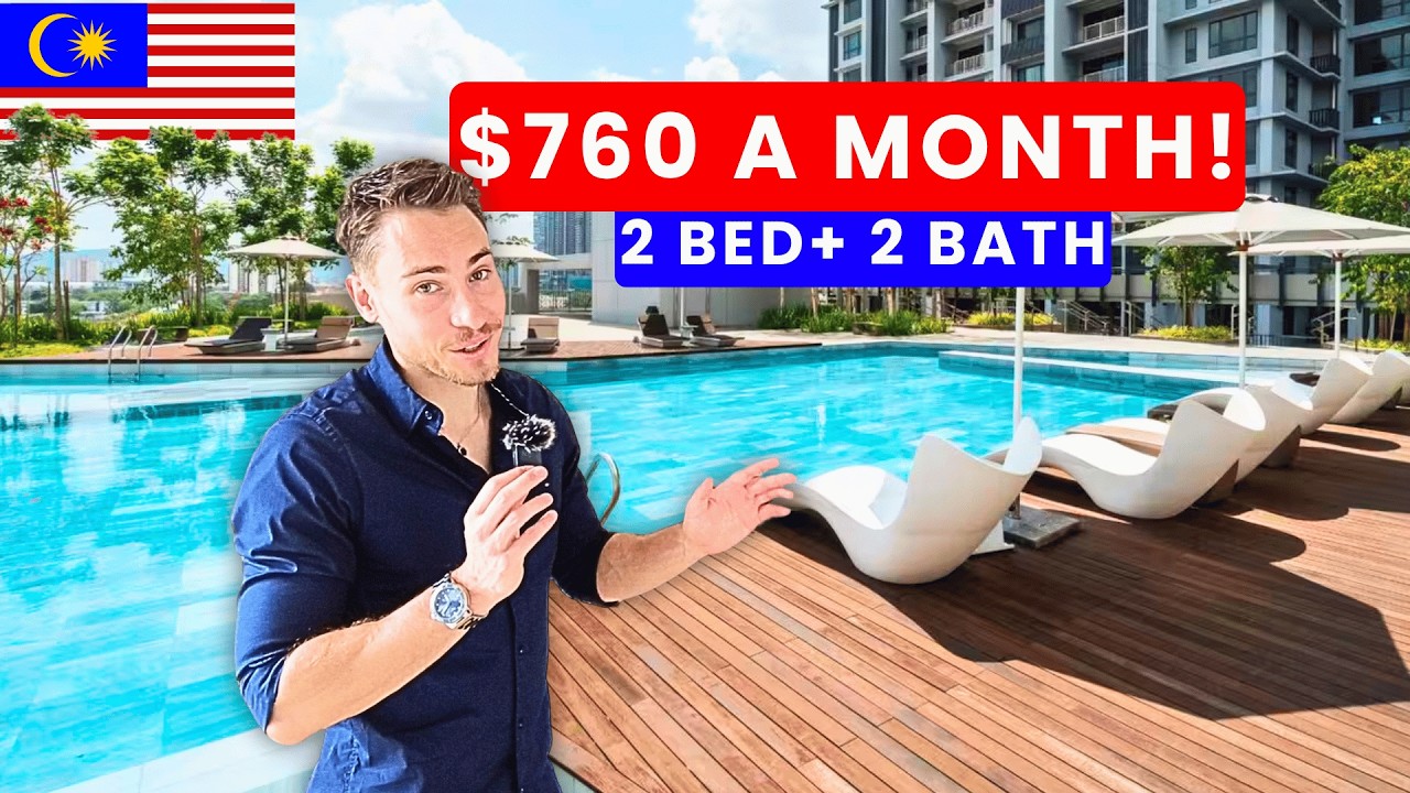 Tour My $760 Condo in Kuala Lumpur MALAYSIA 🇲🇾 (Walk to Everything!)