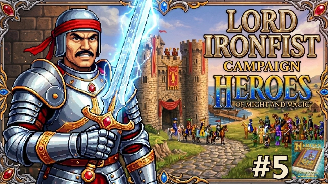 Heroes of Might and Magic 1 – Lord Ironfist Campaign | Mission 5 (No Commentary Longplay)