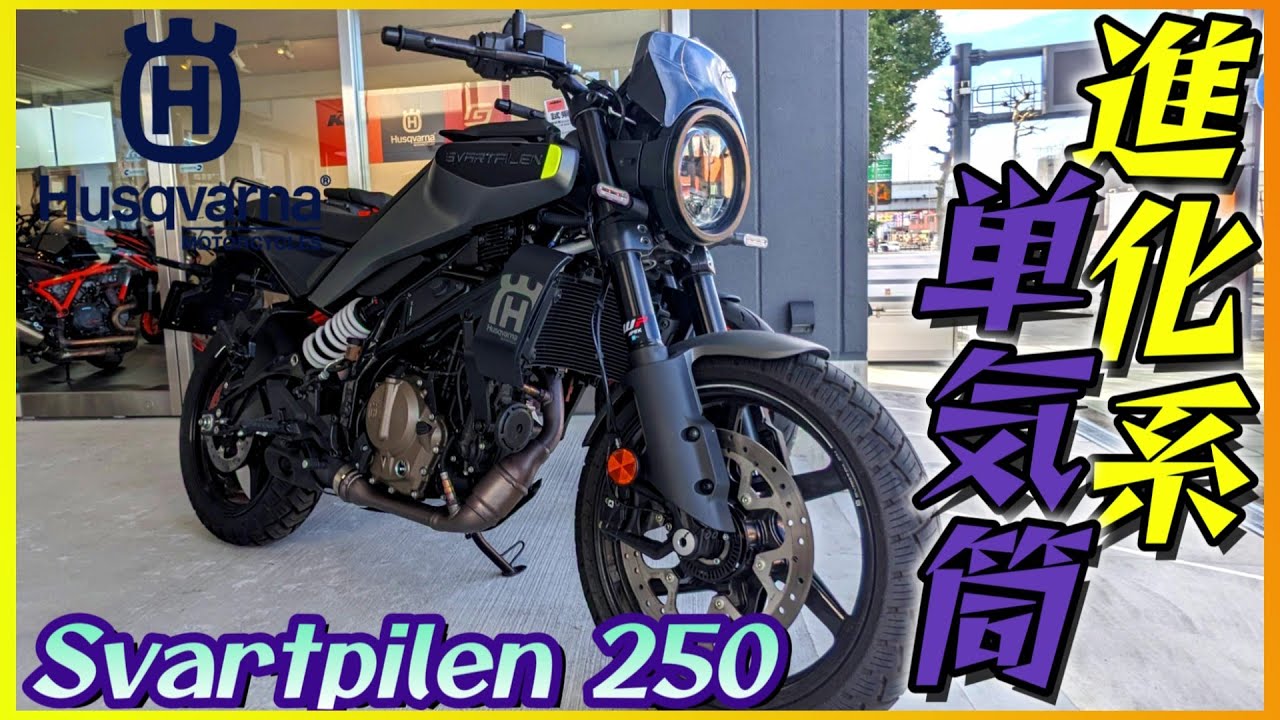 【ハスクバーナ】2024スヴァルトピレン250試乗『新しく一新された北欧産水冷シングルバイクに乗ってみた』【モトブログ】