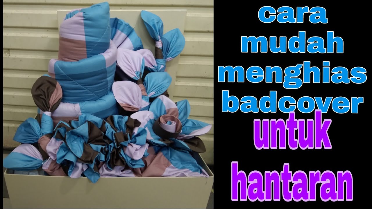 Cara mudah menghias badcover untuk hantaran pernikahan || hantaran badcover