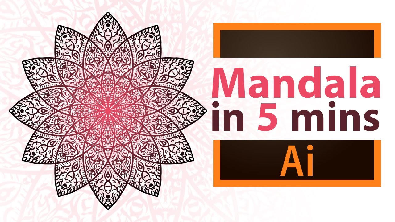 Create a simple Mandala in 5 minutes  - Adobe Illustrator