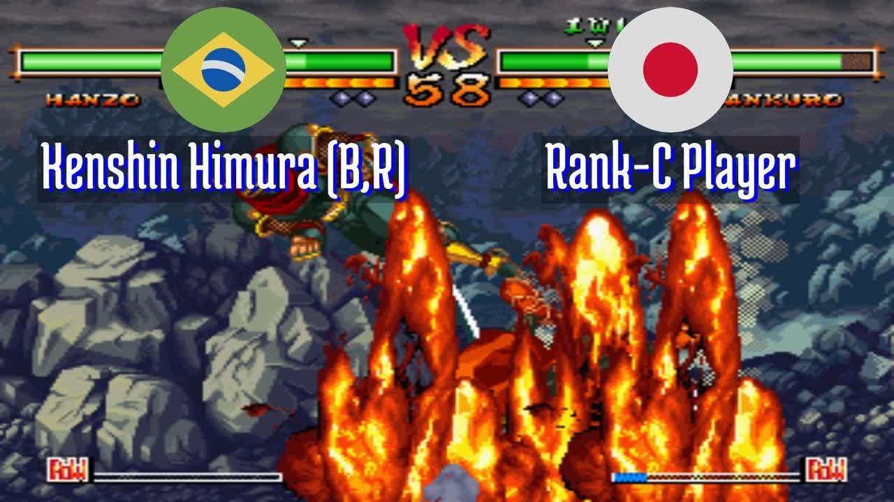 FT5 @samsh5sp: Kenshin Himura (B,R) (BR) vs Rank-C Player (JP) [Fightcade samsho5] Jan 26