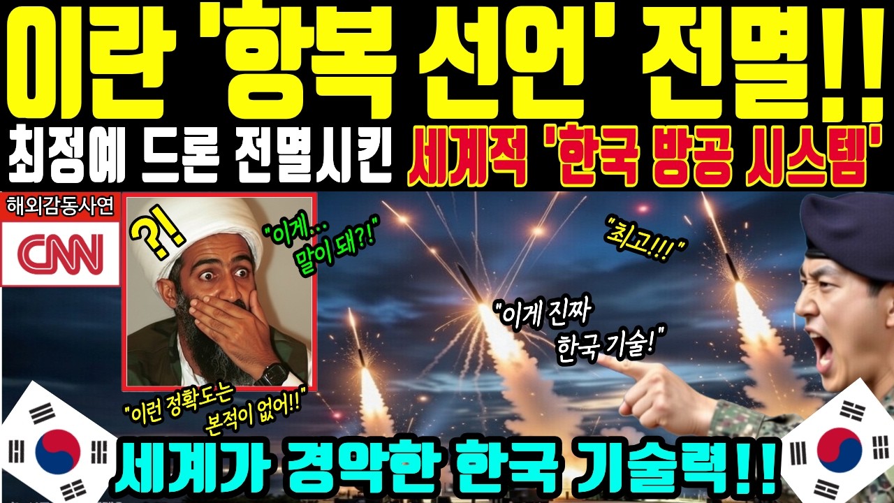 [해외감동사연] 세계가 주목한 한국 천궁2 이란 드론 전력 붕괴 후 바뀐 방공 패러다임ㅣ해외반응ㅣ해외국뽕사연ㅣ해외사연ㅣ국뽕사연 |