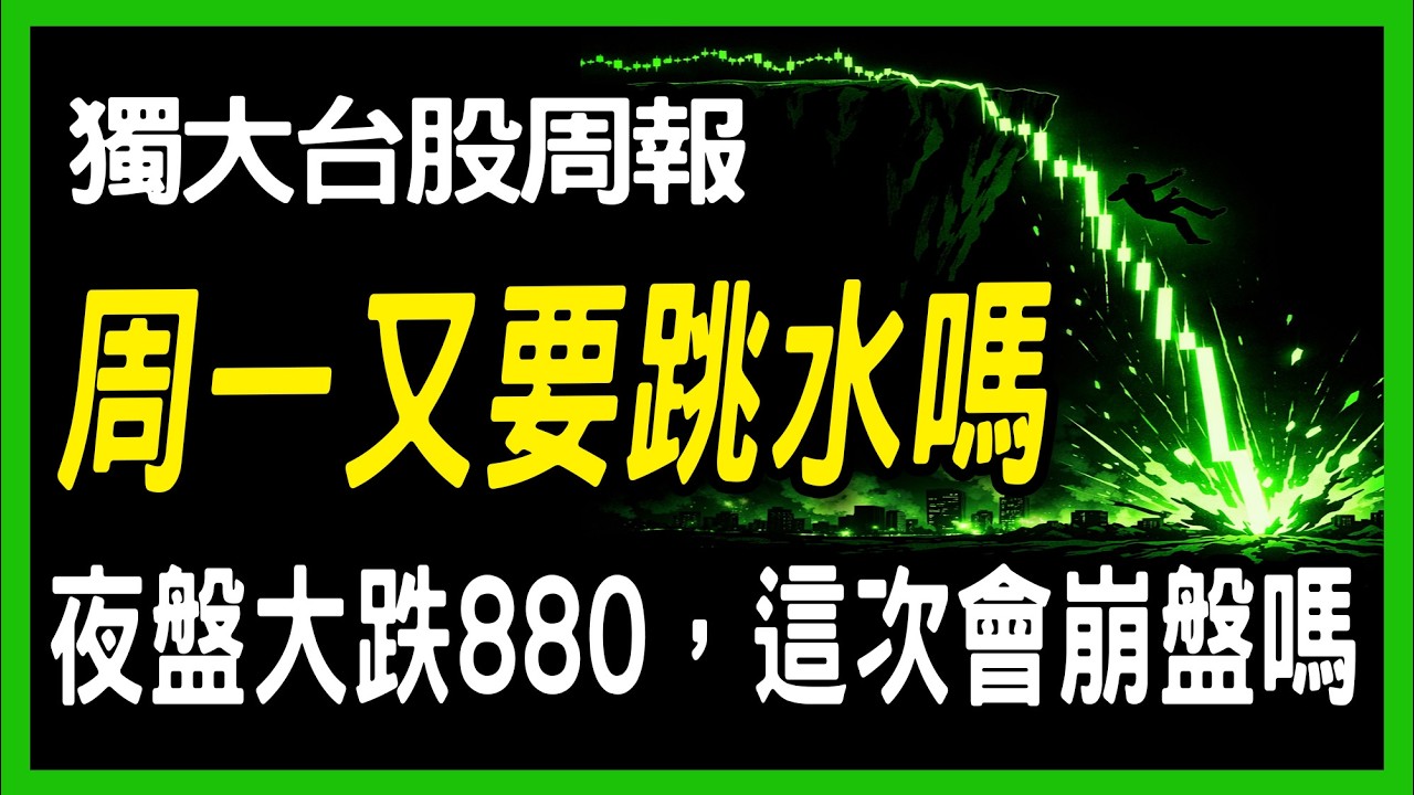 周一又要跳水，恐慌指數上升 微軟跌6%  這次行情會崩嗎【20260329 台股周報 】台積電,費半, #台股 #台指期 #winsmart