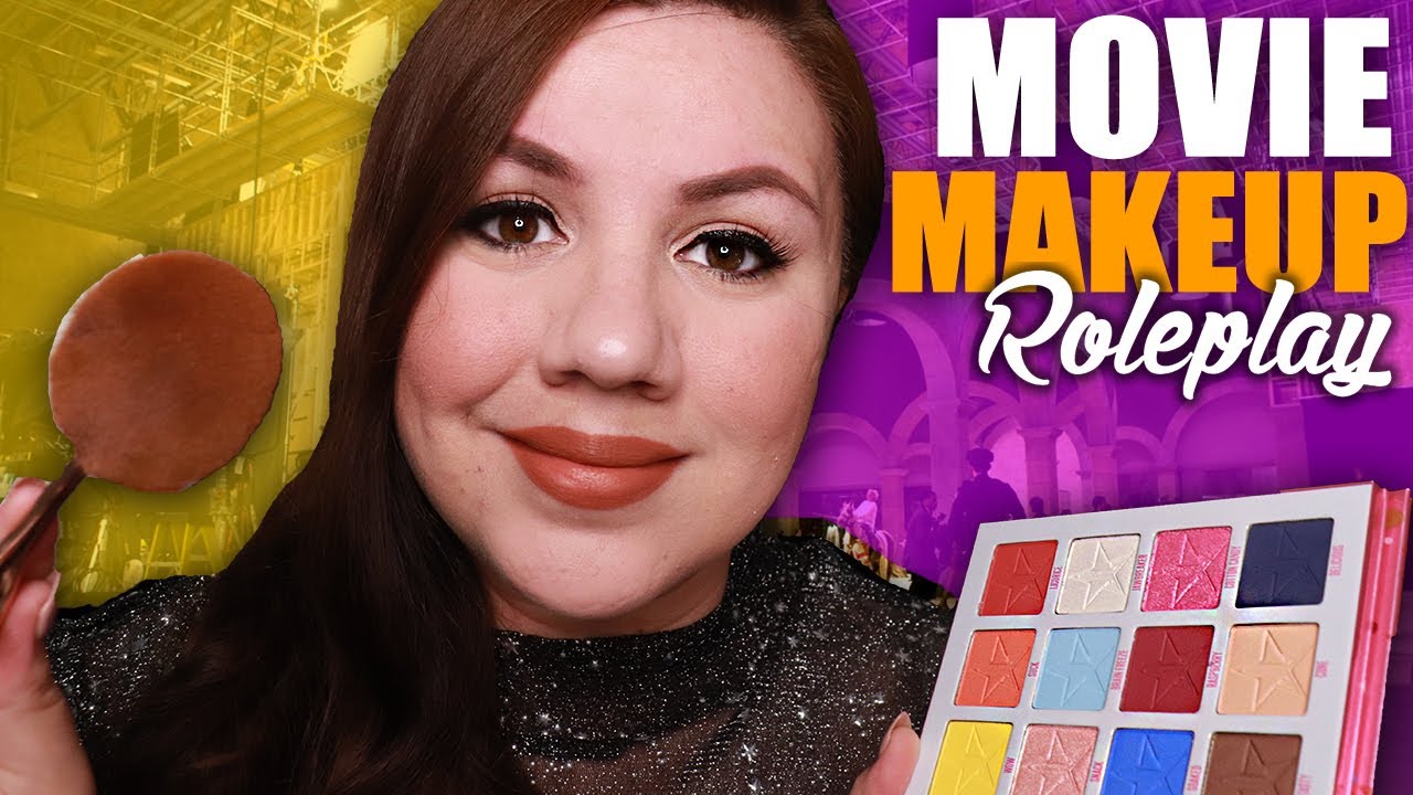 ASMR Doing Your MAKEUP for a Hollywood MOVIE Roleplay / ASMR Jonie