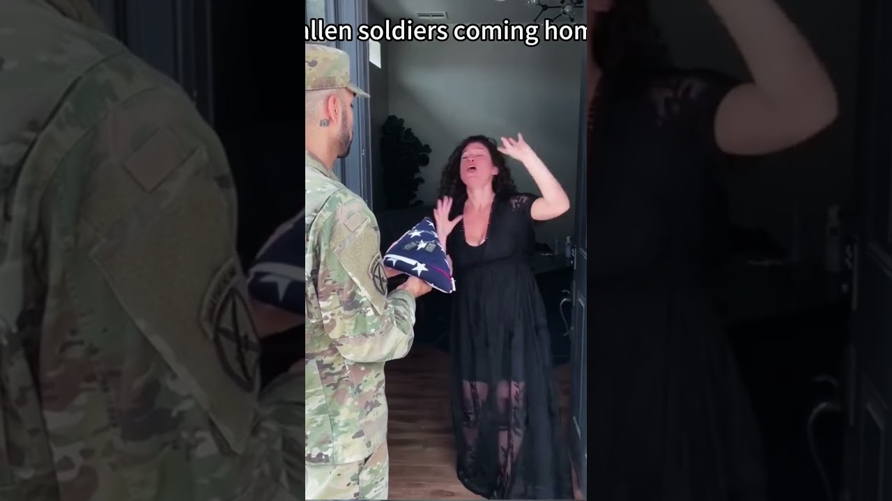 Fallen soldiers coming home#fallensoldier#soldier#homecoming#respect#sad
