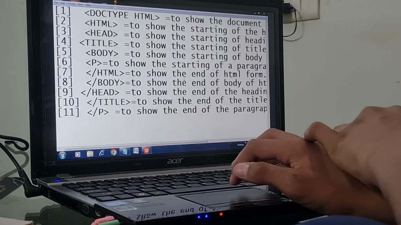 all symbols of html(notepad)#video_2