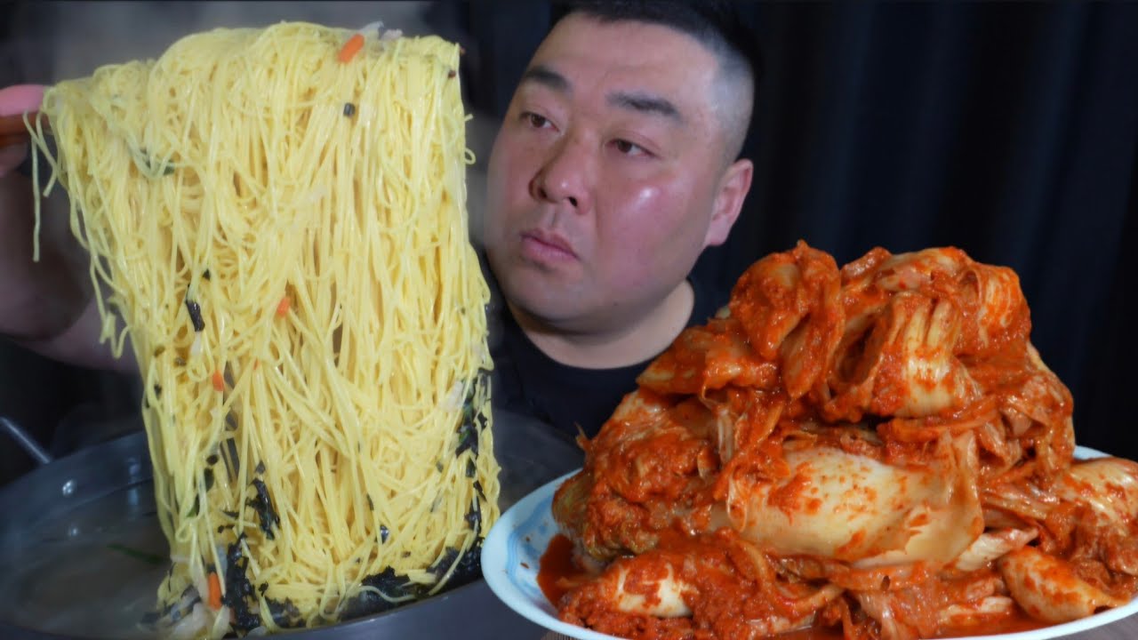 김치 때문에 국수 5배 먹었습니다 (실화)