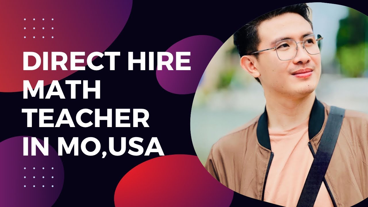 How did a Math Teacher hired in USA got FREE Visa Process? | Teach in USA