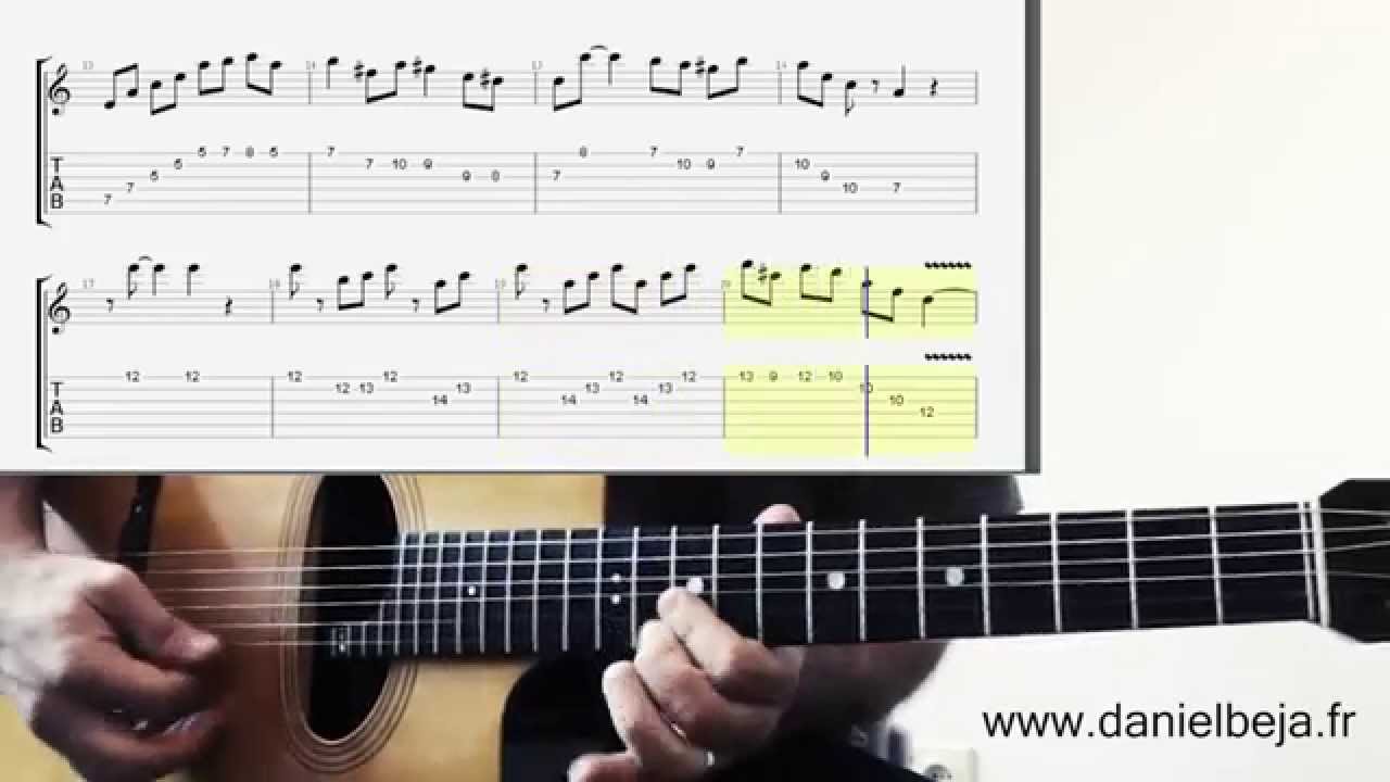 Minor Swing Guitar and Violin Solo Tabs