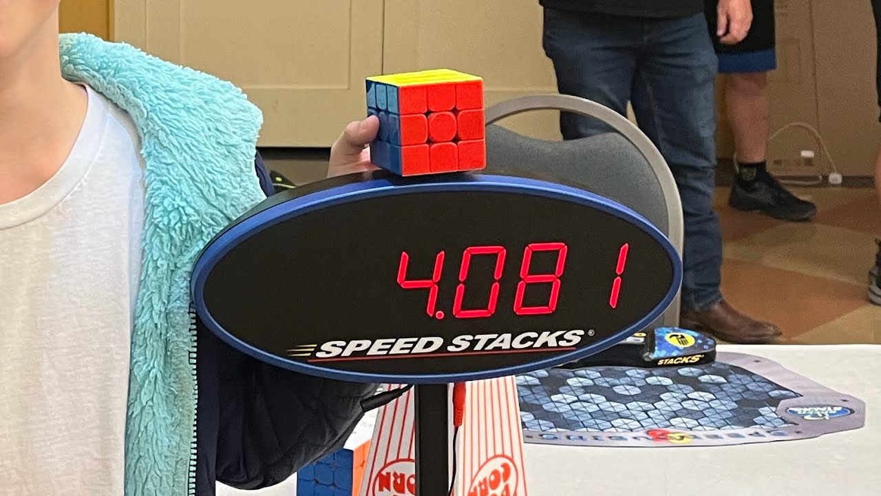 4.08 official 3x3 single (reaction cause I didn&rsquo;t film the solve)