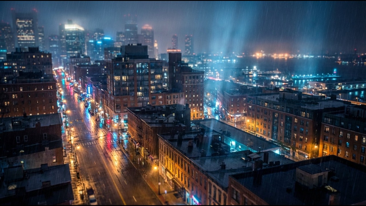 Rainy Night Drive – Relaxing Music for the Road | drivewave.studios
