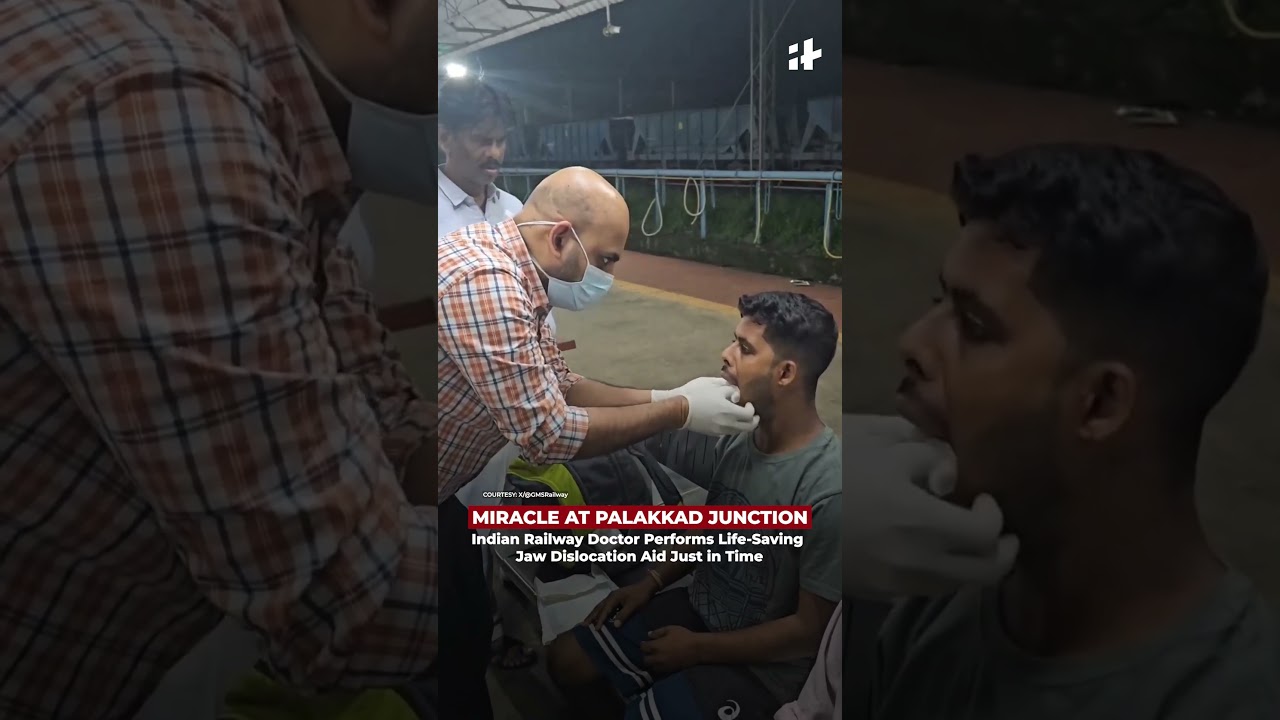 Passenger Saved at Last Minute! Railway Doctor Handles Jaw Dislocation Emergency