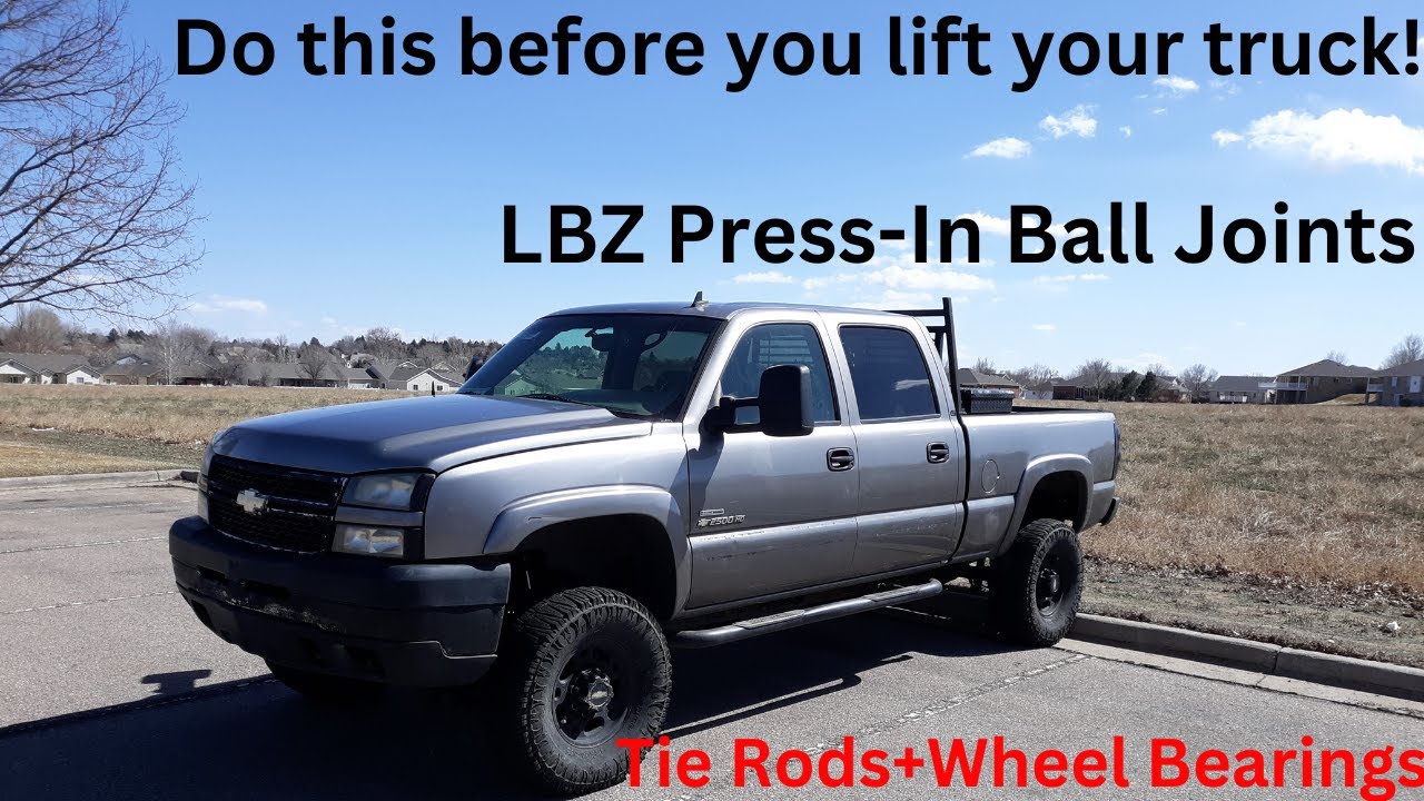 Replacing Duramax Ball Joints Tie Rods and Wheel Bearings