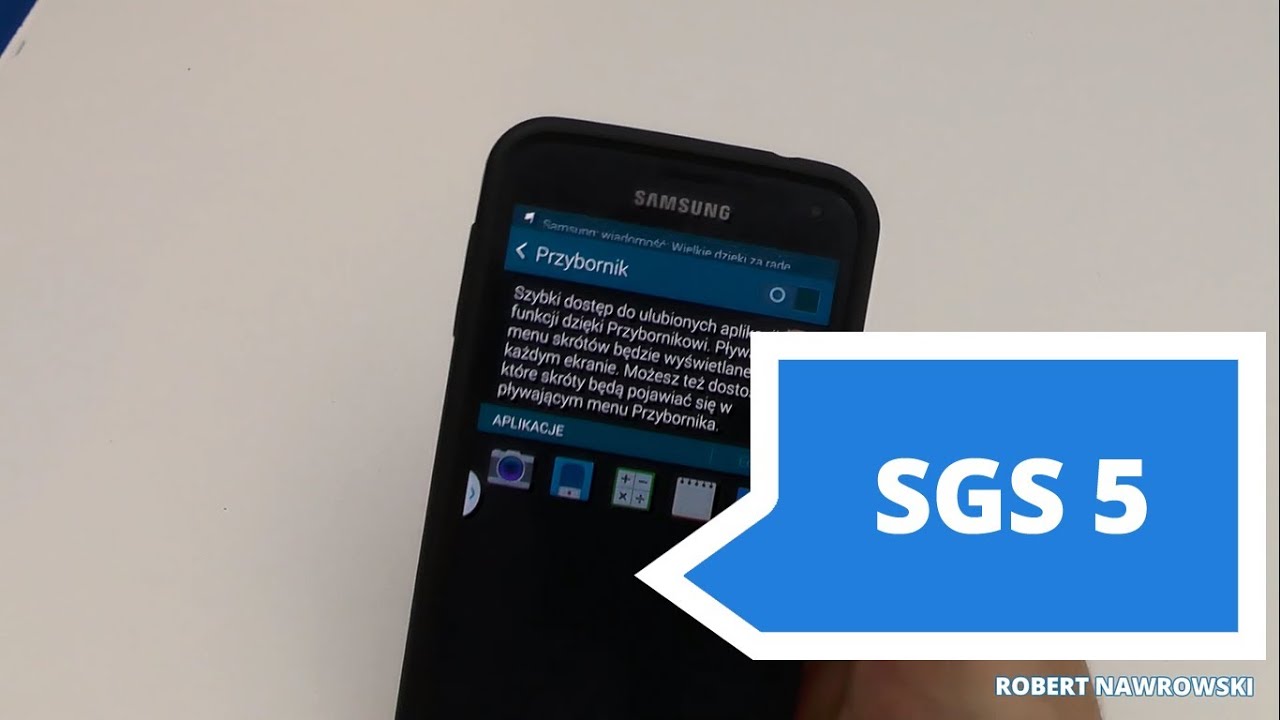 Samsung Galaxy S5 Przybornik | Robert Nawrowski