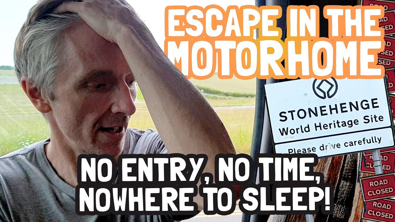 WILD CAMPING in the BRIDGERTON CREW CARPARK! - EMERGENCY STOP