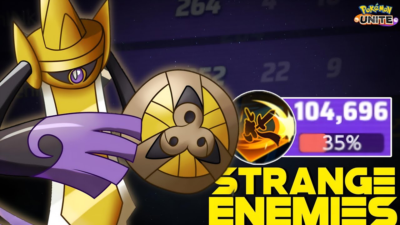 22 УБИЙСТВА!!! AEGISLASH НАШЁЛ СТРАННЫХ ВРАГОВ В ОДИНОЧНОЙ ОЧЕРЕДИ 😂 | POKEMON UNITE